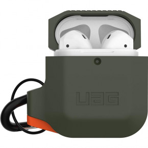  TPU UAG   Apple AirPods Olive Green/Orange (10185E117297) 3