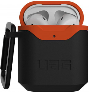  UAG Apple Airpods Std. Issue Hard 001 (V2), Black/Orange (10242F114097) 4