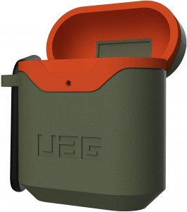  UAG Apple Airpods Std. Issue Hard 001 (V2), Olive/Orange (10242F117297) 9