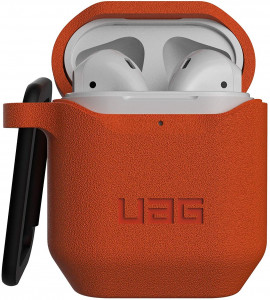  UAG Apple Airpods Standard Issue Silicone 001 (V2), Orange (10244K119797) 4