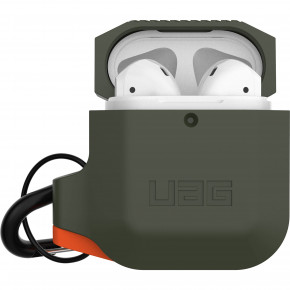  UAG Airpods Silicone Olive Drab/Orange 3