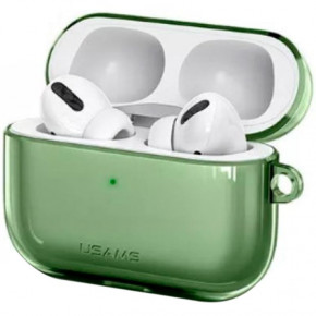  TPU Usams   AirPods Pro US-BH570 Transparent/Green