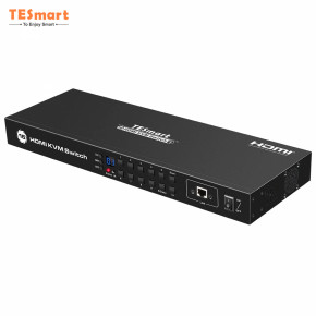  KVM-Telsa Rack Mount HDMI 16x1 with Support 4k RS232 LAN Control USB2.0 (HKS1601A10) (0)