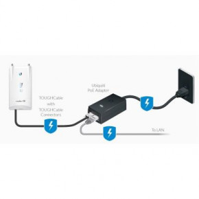 PoE(Gigabit) -  Ubiquiti 50V/1,2A (60W) for AirFiber (POE-50-60W) (POE-50-60W) 4