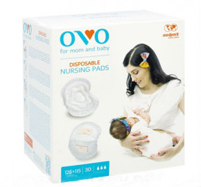   OVO Disposable Nursing 30 Pads (7640162321426)