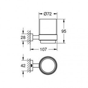  Grohe Essentials Cube 40755001 3