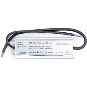   HiSmart 12V, 12,5A, 150W, PFC, IP67