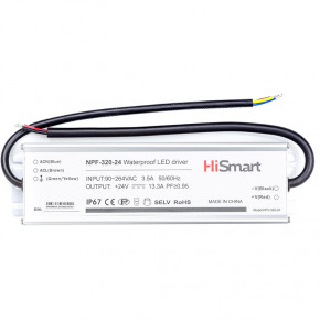   HiSmart 24V, 13.3A, 320W, PFC, IP6