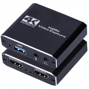    U&P Capture Card USB 3.0 VCC04 Black (4S-VCC04-BK)