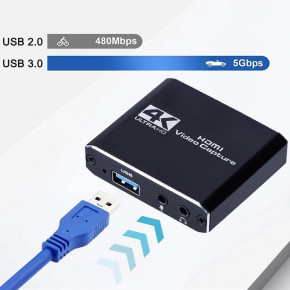    U&P Capture Card USB 3.0 VCC04 Black (4S-VCC04-BK) 3