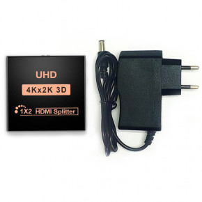  HDMI  U&P Splitter 1 to 2 Black (WAZ-HR12-BK) 5