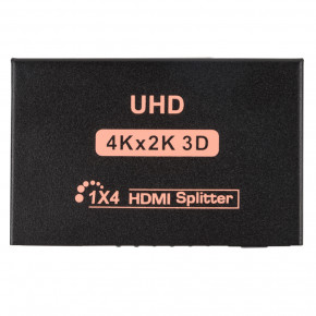  HDMI  U&P Splitter 1 to 4 Black (WAZ-HR14-BK) 5