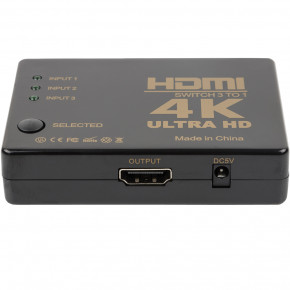  HDMI  U&P Switcher 3 to 1 Black (WAZ-HS31-BK) 3