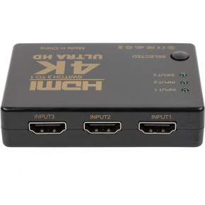  HDMI  U&P Switcher 3 to 1 Black (WAZ-HS31-BK) 4