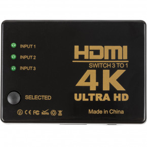  HDMI  U&P Switcher 3 to 1 Black (WAZ-HS31-BK) 5