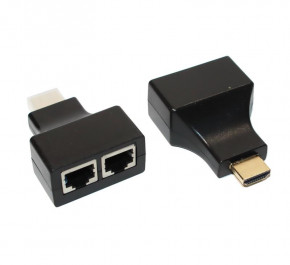   Voltronic HDMI-2RJ-45 Black (YT-SCPE HDMI/2P-30m720P/08516) (0)