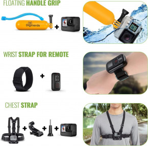 ����-������ GoPro Hero 4K Black Compact + 50-in-1 Accessory Kit 8