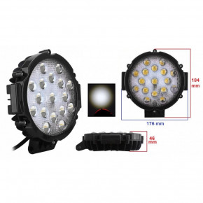   AllLight 51W-Black 9-30V spot 17 chip OSRAM