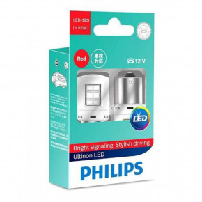  LED Philips P21W Red Ultinon 12V 11498ULRX2 2.