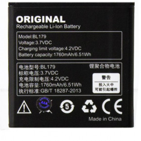  Lenovo BL179 1760 mAh A298, A298T, A326, S760 AAA  .   4