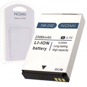  NOMI NB-242  i242 2500 mAh AAAA/Original .   4