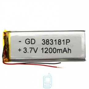  GD 383181P 1200mAh Li-ion 3.7V