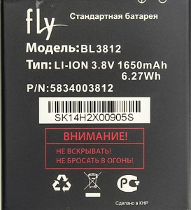   Fly Bl3812/IQ4416 1650mAh Original