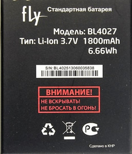   Fly Bl4027/IQ4410 1400mah Original