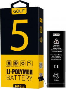  GOLF iPhone 5G Battery 1440 mAh Black #I/S