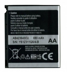  Samsung AB423643CU (AB394235CE) (U600)