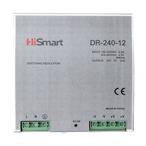   HiSmart 12V, 20A, 240W, DIN