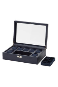    Wolf 465217 Howard Watch Box Navy 4