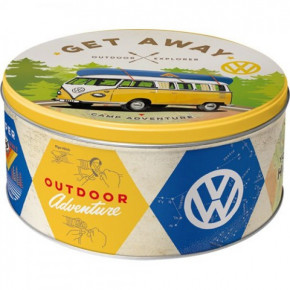    Round L VW Bulli Nostalgic Art (30601)