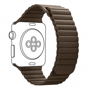  Armorstandart Leather Loop  Apple Watch 42/44 mm Brown (ARM48650)