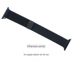   Armorstandart Milanese Loop  Apple Watch 42mm 44mm Black (ARM48693)