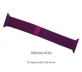  Armorstandart Milanese Loop  Apple Watch All Series 38-40mm Purple (ARM50691)