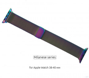   Armorstandart Milanese Loop  Apple Watch 38mm 40mm Rainbow (ARM50695)