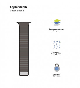  Armorstandart Ribbed  Apple Watch 38-40 mm Blue (ARM51969) 3