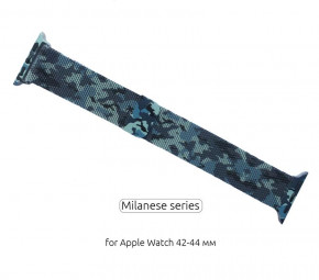   Armorstandart Milanese Loop  Apple Watch 42mm 44mm Military Blue (ARM52954)