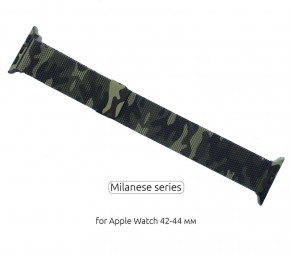  Metal Armorstandart Milanese Loop  Apple Watch 42mm 44mm Military Green (ARM52958) 5