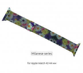   Armorstandart Milanese Loop  Apple Watch 42mm 44mm Flower Daisy (ARM52966)