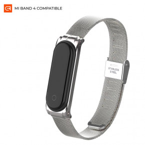   Armorstandart Milanese Band  Xiaomi Mi Band 4 3 Satin Silver (ARM55035)