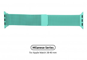  Armorstandart Milanese Loop Band  Apple Watch All Series 38/40 mm Mint Green (ARM55252)