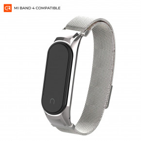  Metal Armorstandart Milanese Magnetic Band  Xiaomi Mi Band 4 3 Silver (ARM55539) 6