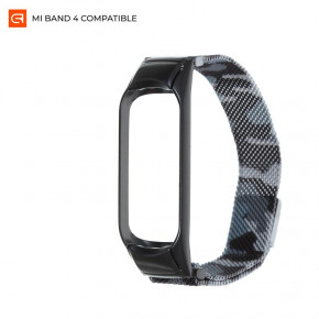   Armorstandart Metal Milanese Magnetic  Xiaomi Mi Band 3 4 Camo White