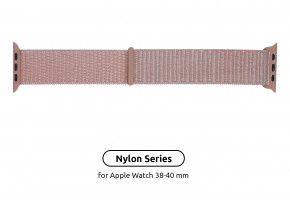  Armorstandart Nylon Band  Apple Watch All Series 38/40 mm Pink Sand (ARM56050)