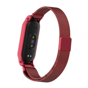  Metal Armorstandart Milanese Magnetic Band  Xiaomi Mi Band 5 Red (ARM56850) 3