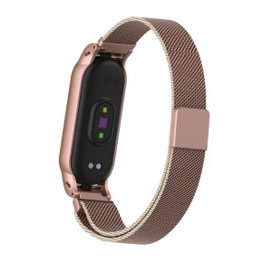  Metal Armorstandart Milanese Magnetic Band  Xiaomi Mi Band 5 Rose Gold (ARM56853) 4