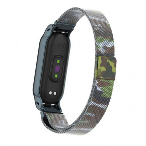  Metal Armorstandart Milanese Magnetic Band  Xiaomi Mi Band 5 Khaki Green (ARM56855) 3