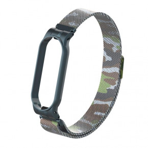  Metal Armorstandart Milanese Magnetic Band  Xiaomi Mi Band 5 Khaki Green (ARM56855) 5